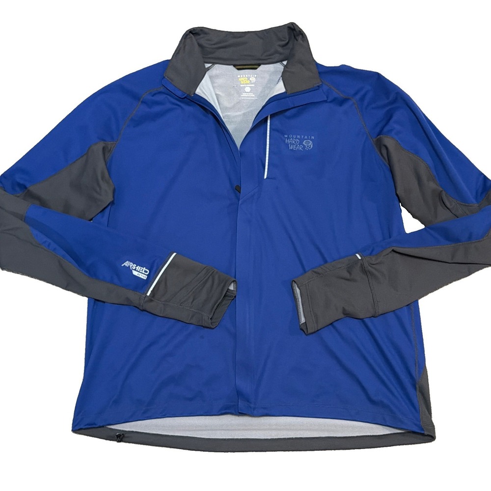 Mountain Hardwear Effusion Power Airshield Running Rain Jacket Mens 2XL Hiking